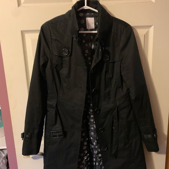 Black Trench Coat - Picture 1 of 1